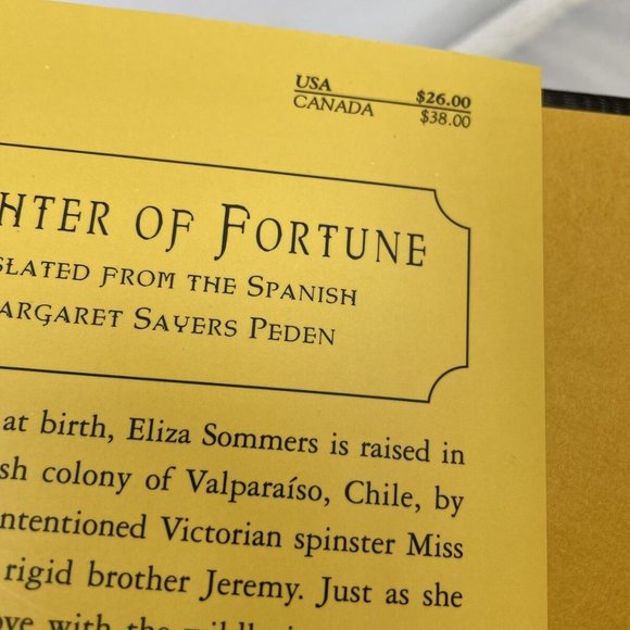 Daughter of Fortune: A Novel (1999 Hardcover, Isabel Allende) w/ Dustcover - Picture 4 of 12